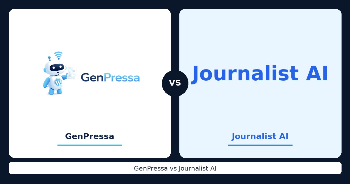 GenPressa vs Journalist AI: Autonomous WordPress SEO Compared
